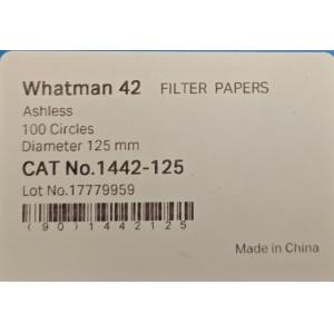 沃特曼whatman定量濾紙1442-125